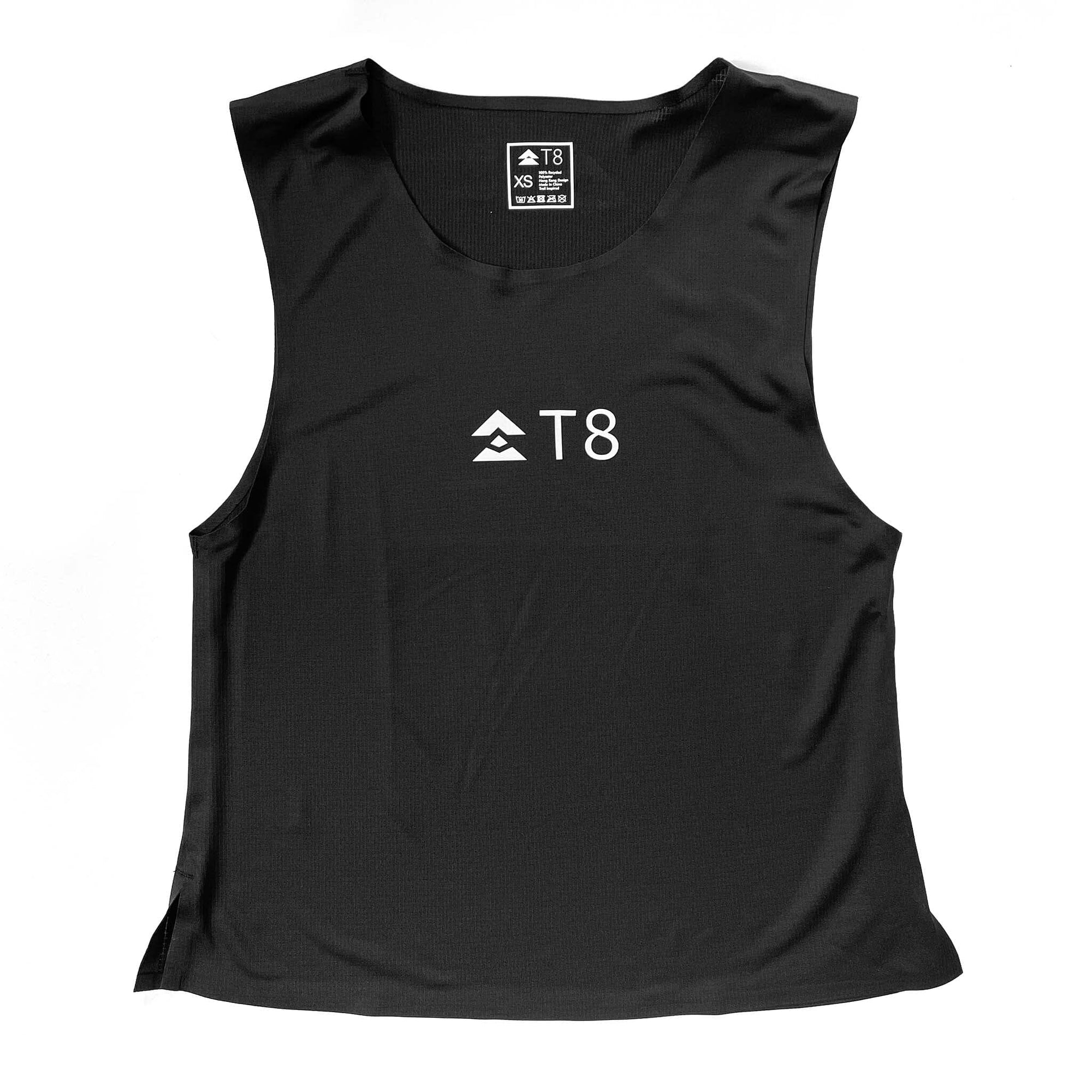 T8 Women's Trail Tank Black XS 