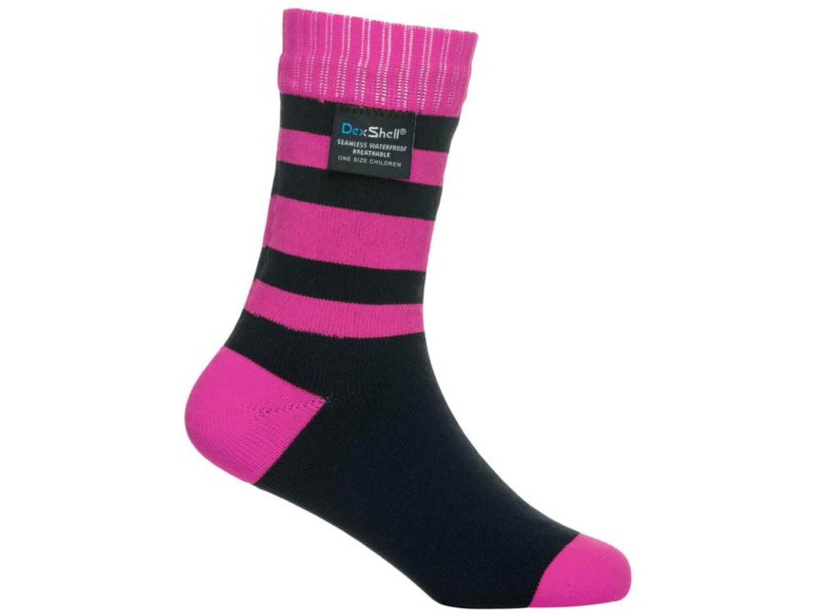 DexShell Waterproof Children Socks Stripe Pink S 