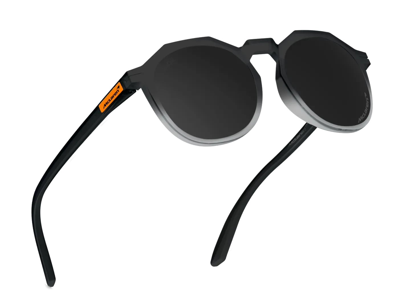 Sungod McLaren Core Zephyrs 8KO glasses Frosted Black Clear/ Smoke 