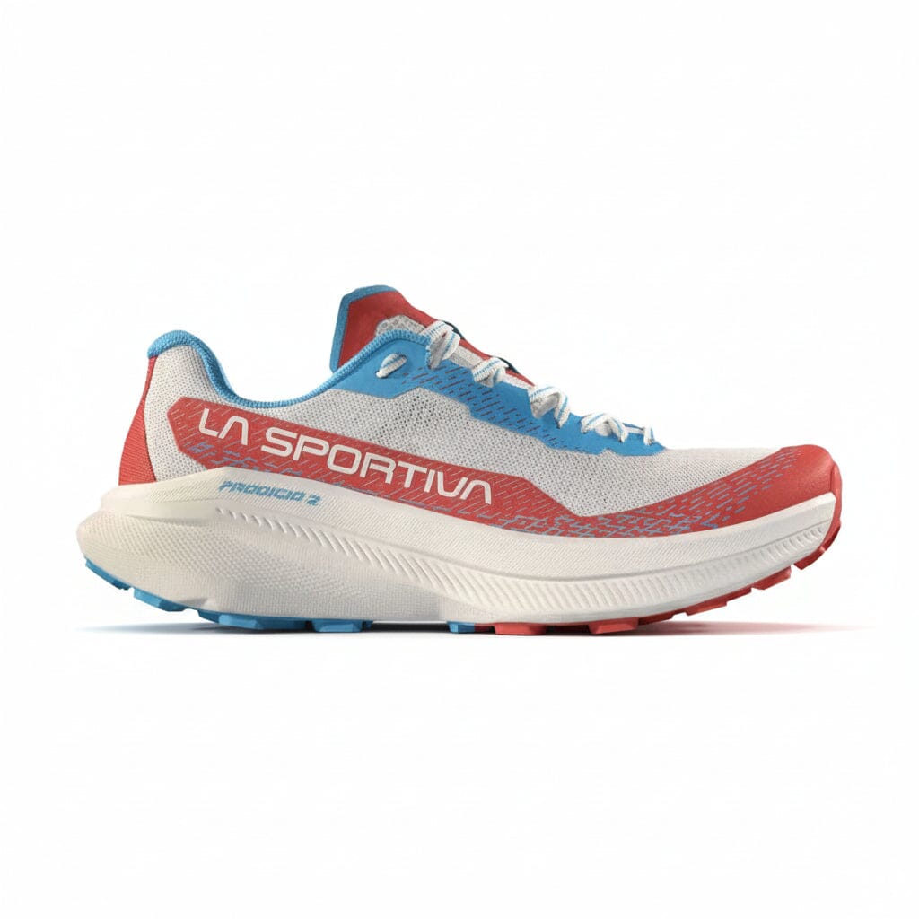 La Sportiva Prodigio 2 Women Trail Running Shoes White/Hibiscus