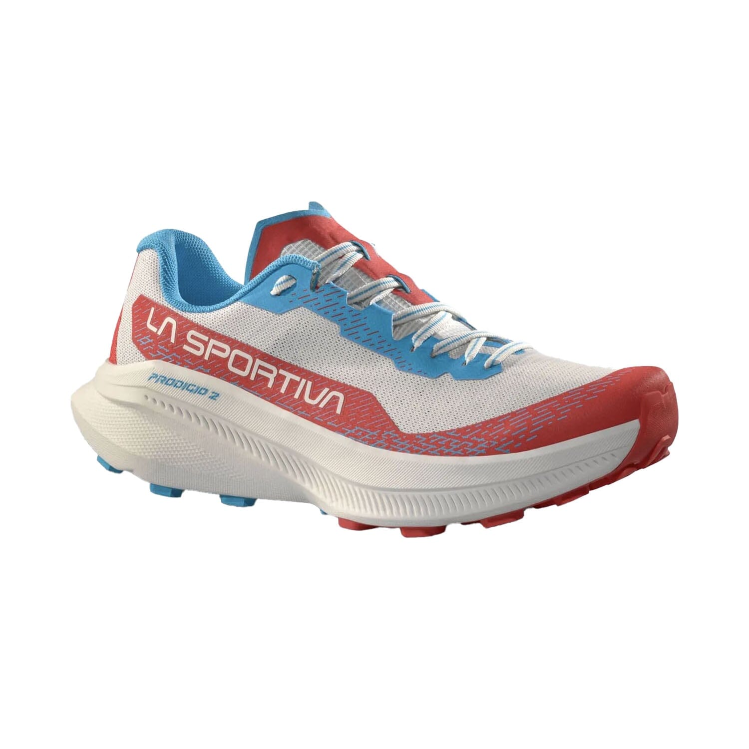 La Sportiva Prodigio 2 Women Trail Running Shoes White/Hibiscus