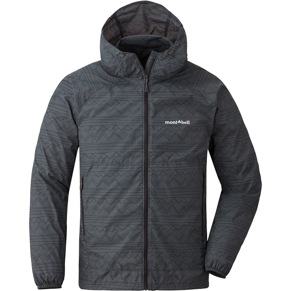 Montbell Men's Wind Blast Hooded Jacket - Orange