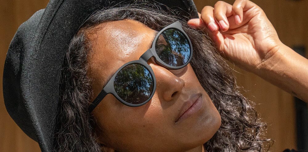 goodr Circle G - Sports Sunglasses - It's not Black it's Obsidian 