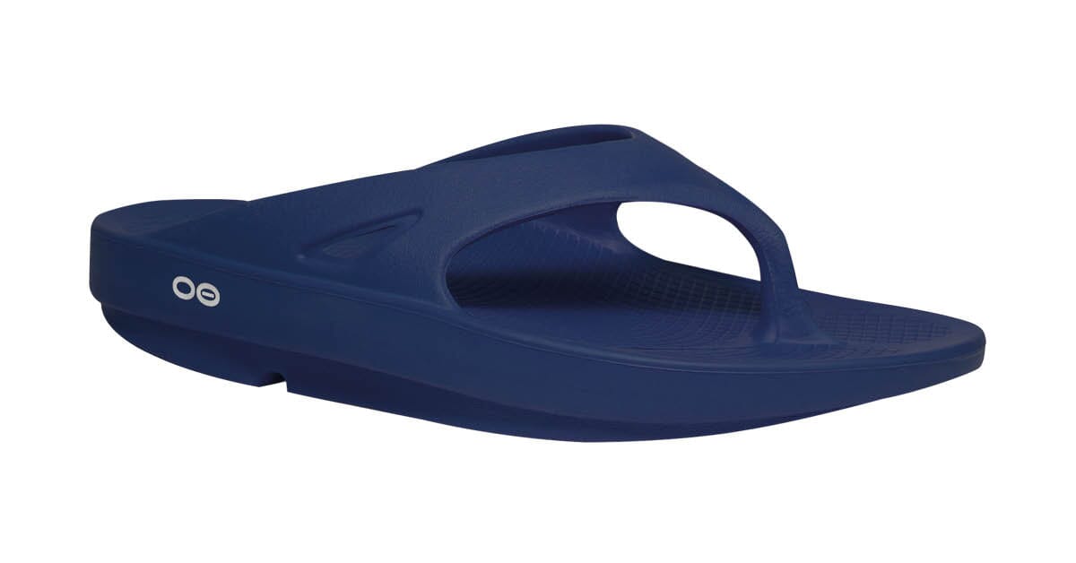 OOFOS Unisex OOriginal Thong Sandal - Navy Navy US M3/W5 EU 36 