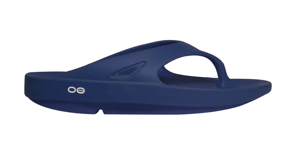 OOFOS Unisex OOriginal Thong Sandal - Navy 