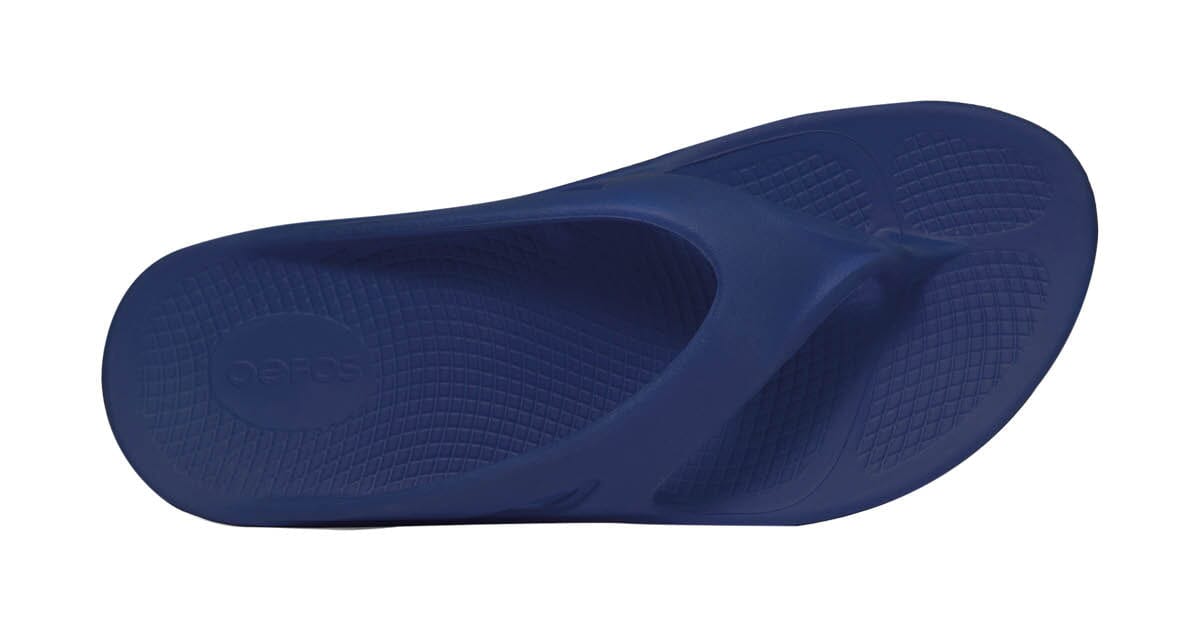 OOFOS Unisex OOriginal Thong Sandal - Navy 