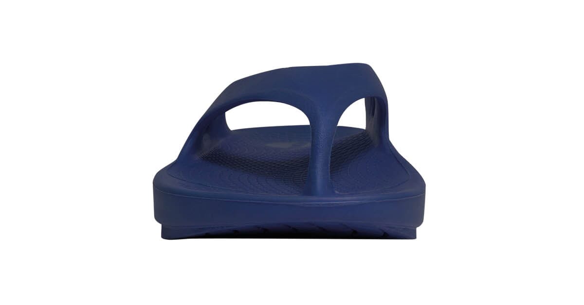OOFOS Unisex OOriginal Thong Sandal - Navy 