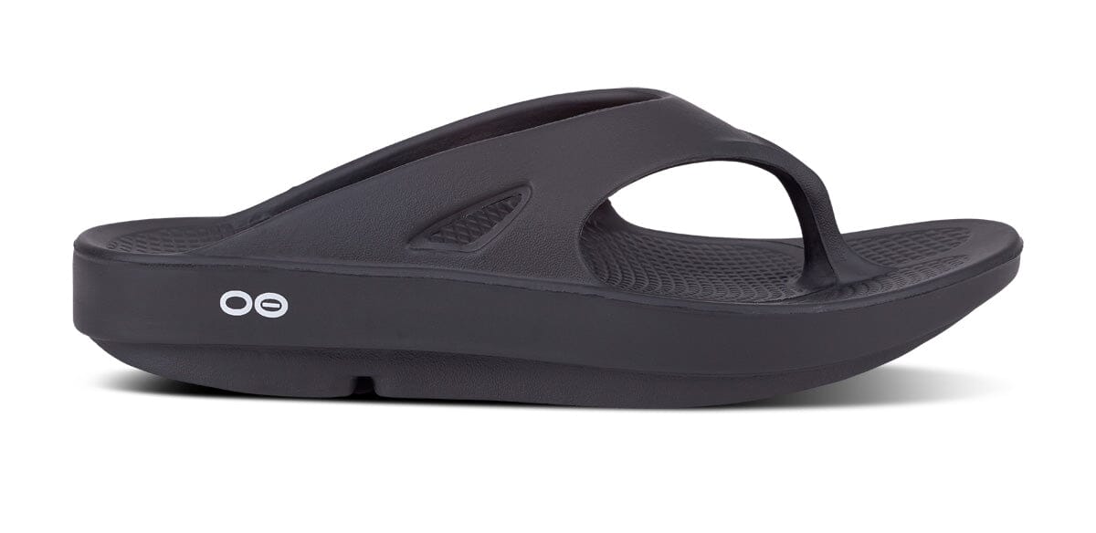 OOFOS Unisex OOriginal Thong Sandal - Black 