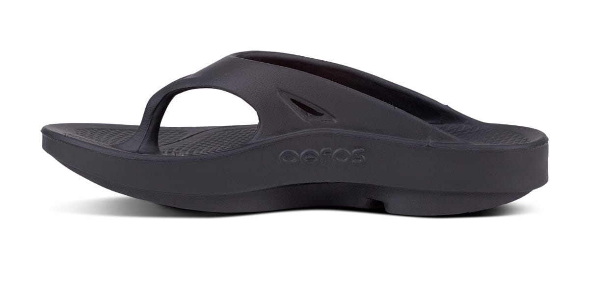 OOFOS Unisex OOriginal Thong Sandal - Black 