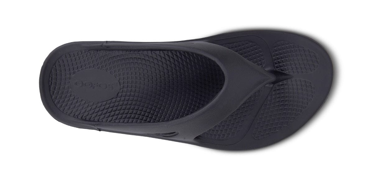 OOFOS Unisex OOriginal Thong Sandal - Black 