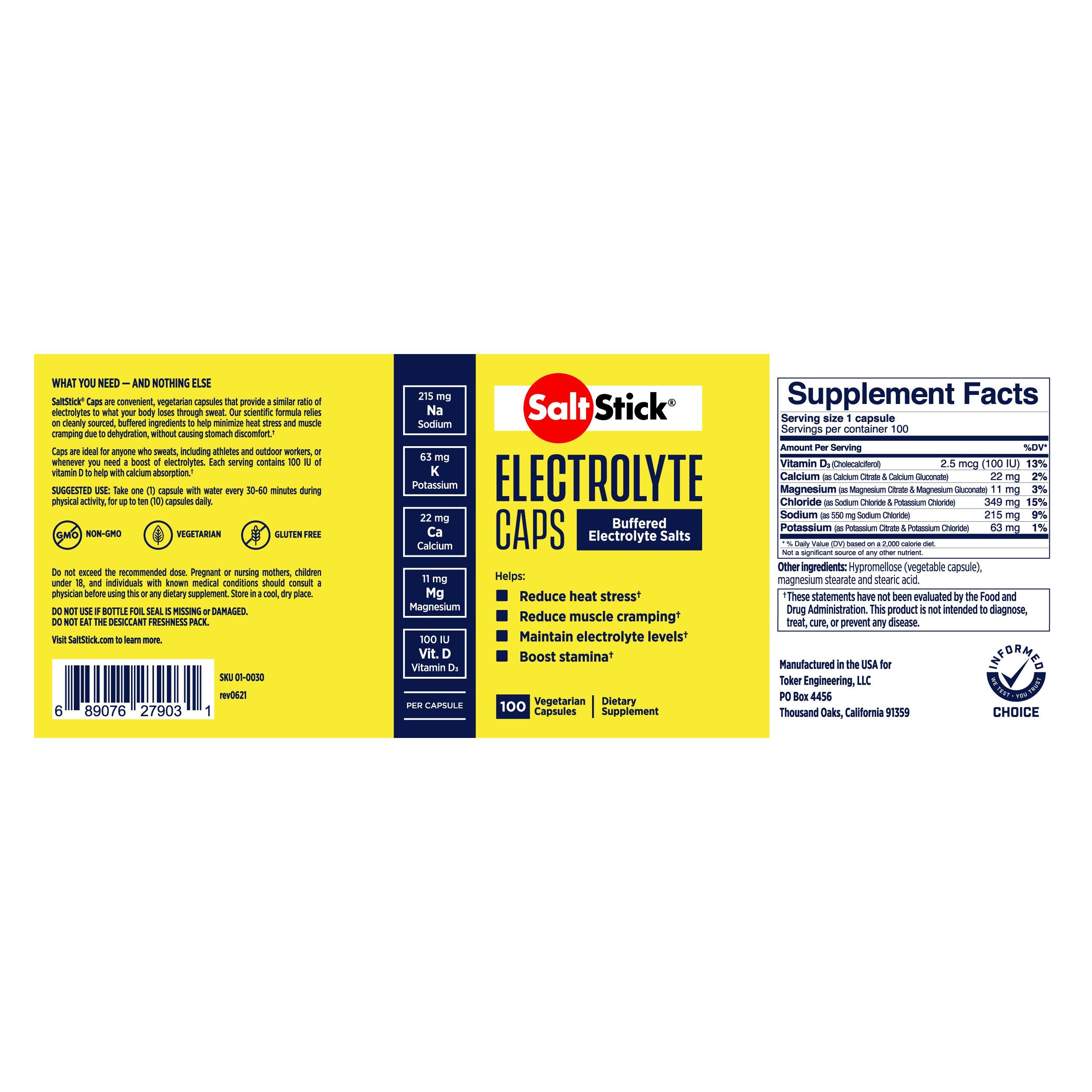 SaltStick Caps 4ct Pack 