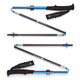Black Diamond Distance Carbon FLZ Trekking Poles 2022 Ultra Blue 95-110cm 