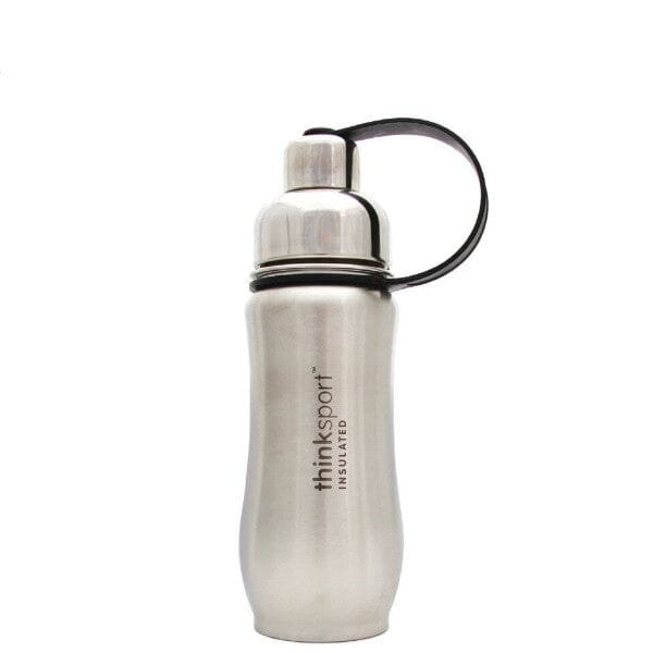 Thinksport Insulated Sports Bottle (12oz 350ml) NATURAL SILVER 