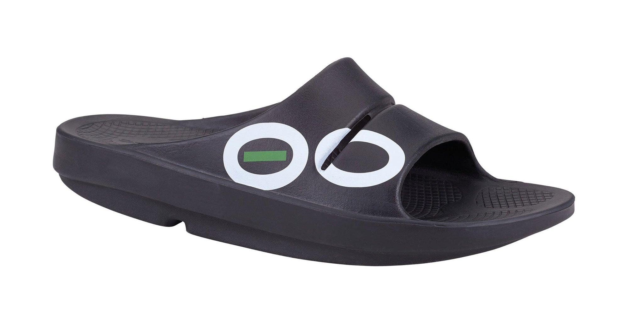 OOFOS Unisex OOahh Sport Slide Sandal - Black Black US M3/W5 EU 36 