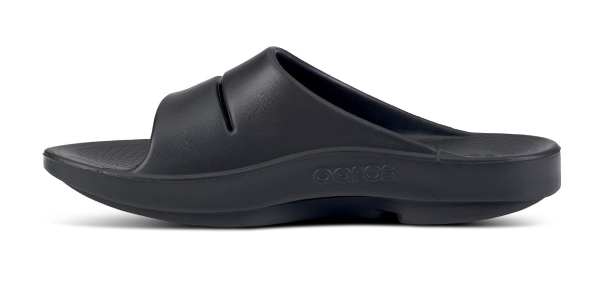Men's OOahh Sport Slide Sandal - Black White 