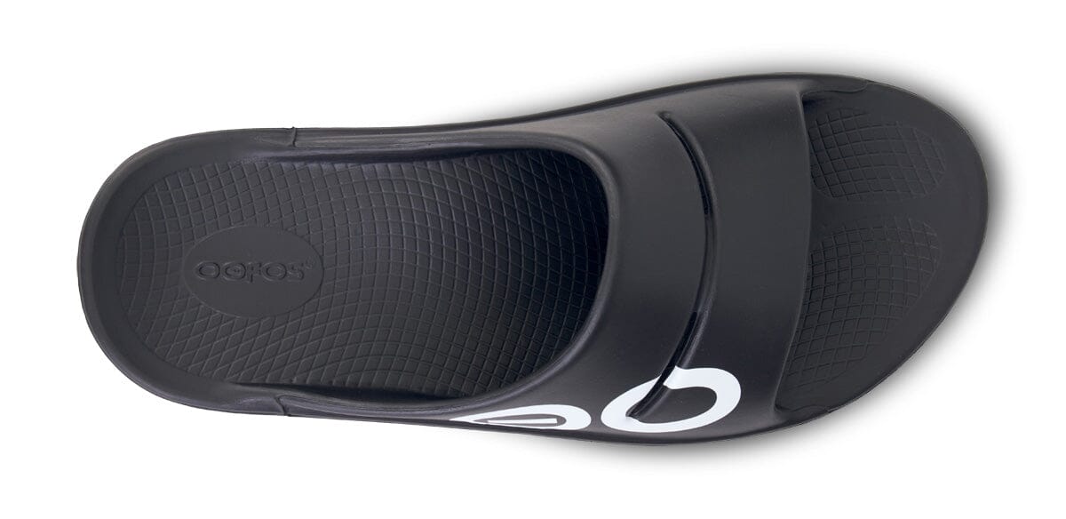 Men's OOahh Sport Slide Sandal - Black White 