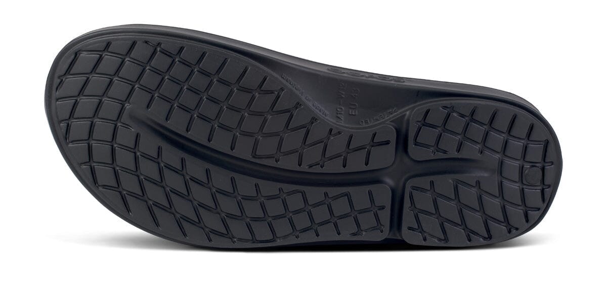 Men's OOahh Sport Slide Sandal - Black White 