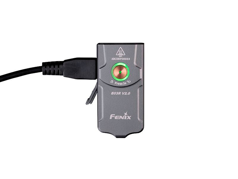 Fenix E03R V2.0 All-Metal Keychain Flashlight 