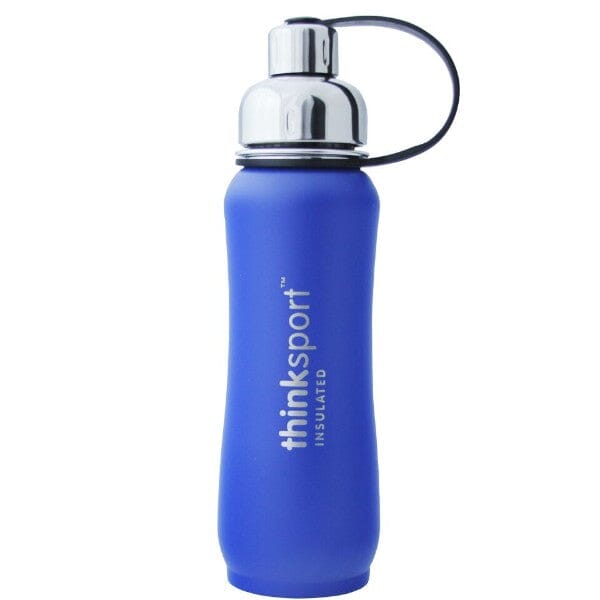 Thinksport Insulated Sports Bottle (17oz 500ml) COATED BLUE 