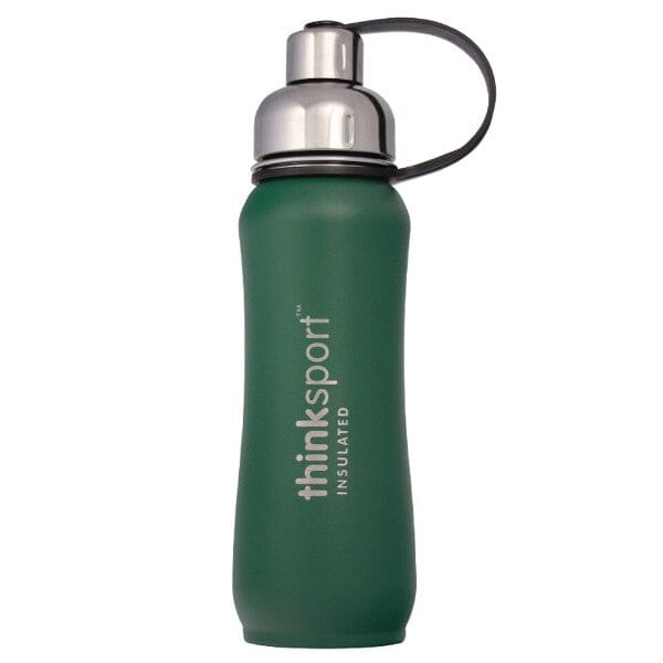 Thinksport Insulated Sports Bottle (17oz 500ml) COATED GREEN 
