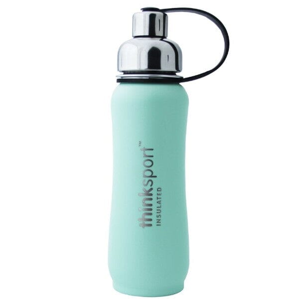 Thinksport Insulated Sports Bottle (17oz 500ml) COATED MINT GREEN 