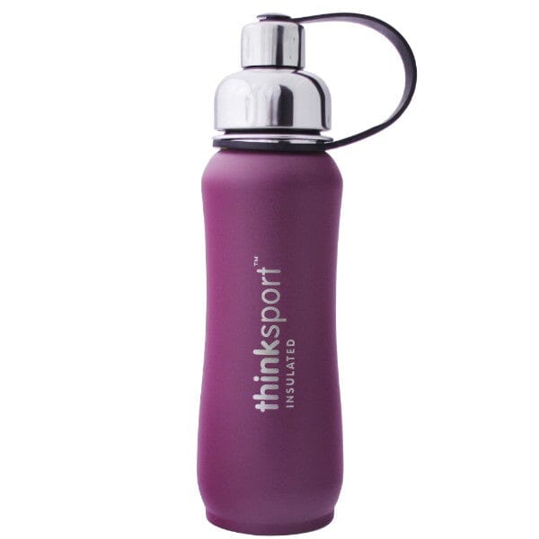 Thinksport Insulated Sports Bottle (17oz 500ml) COATED PURPLE 