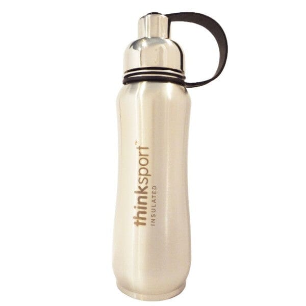 Thinksport Insulated Sports Bottle (17oz 500ml) NATURAL SILVER 