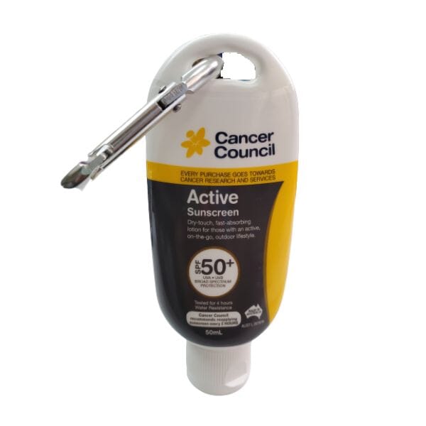 Cancer Council Active Sunscreen Spf50+ EZI CLIP 50ML 