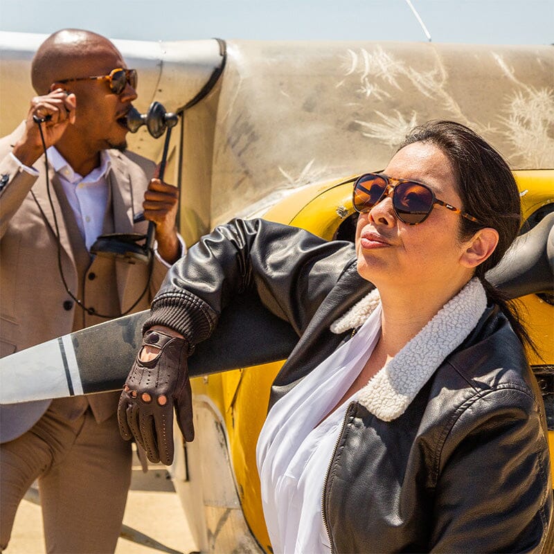 goodr MACH G - Sports Sunglasses - Amelia Earhart Ghosted Me 