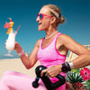 goodr OG - Sports Sunglasses - Flamingos On A Booze Cruise 