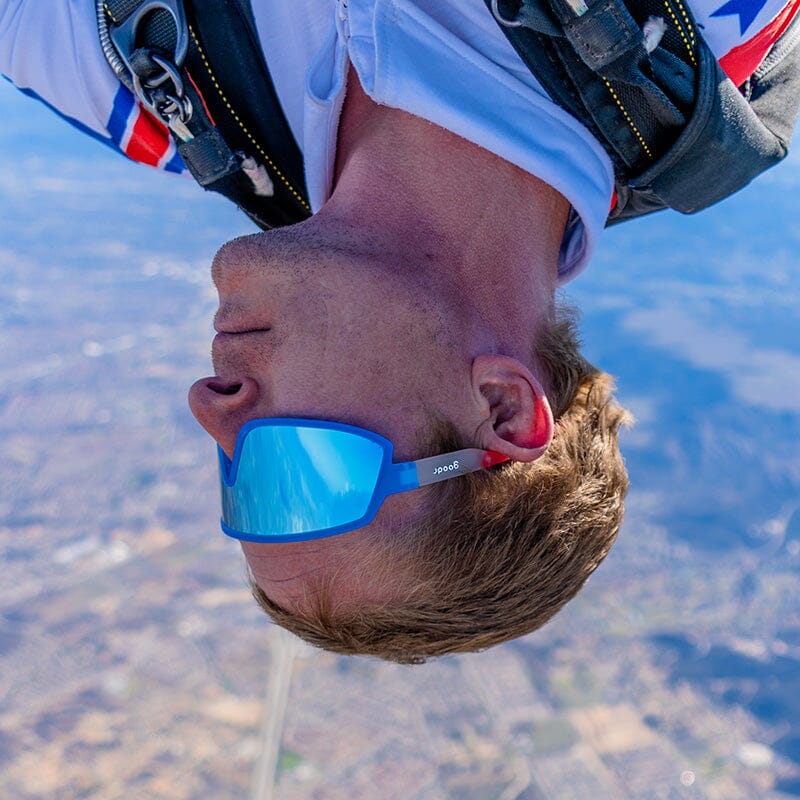 goodr Wrap G - Sports Sunglasses - Scream If You Hate Gravity 