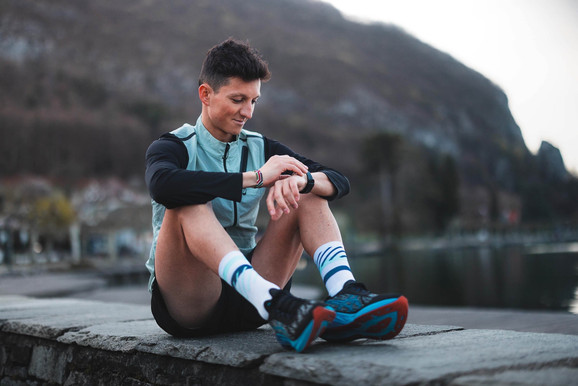 Incylence Running Disrupts Navy Blue Mint Socks 