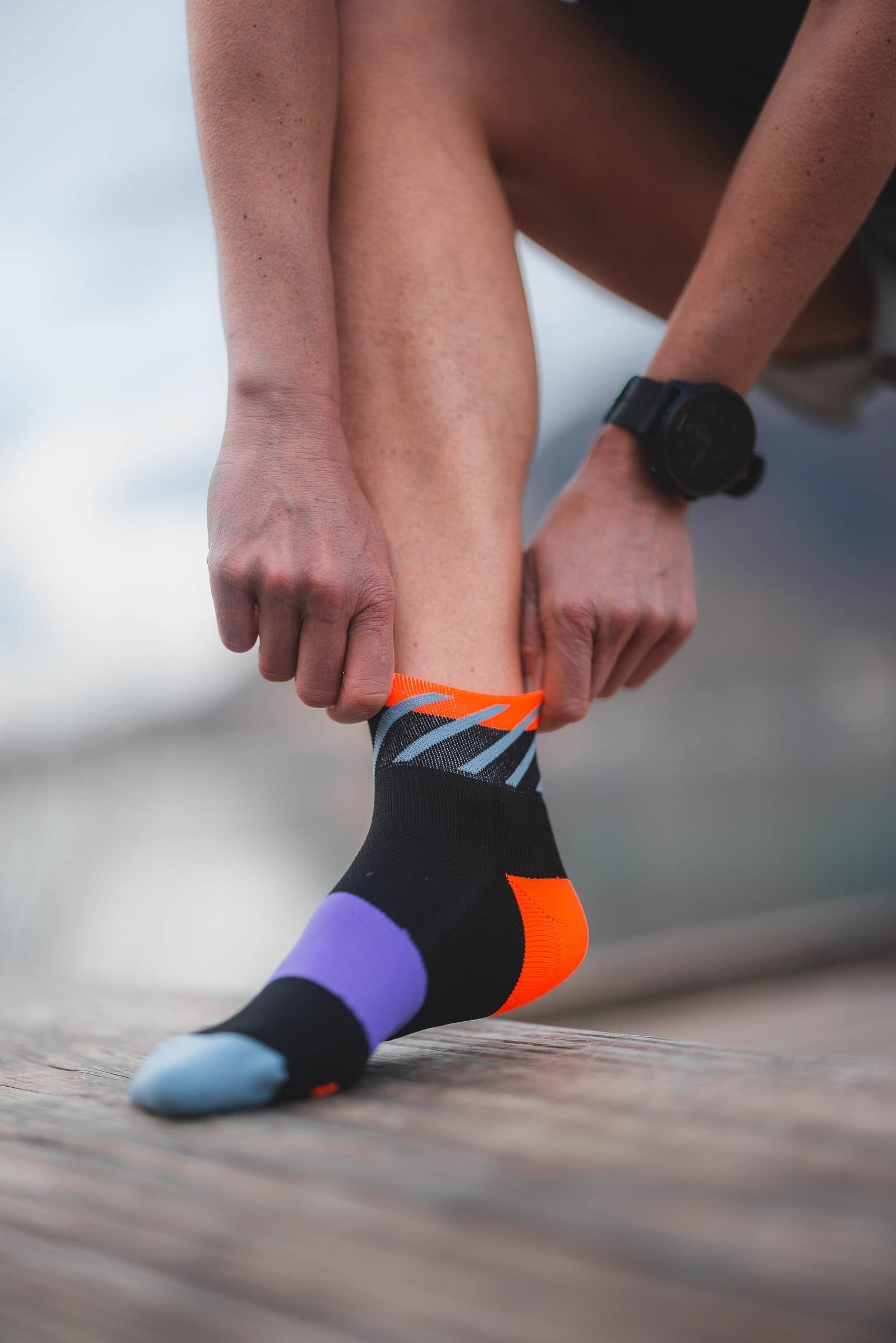 Incylence Running Disrupts Short Black Inferno Socks 