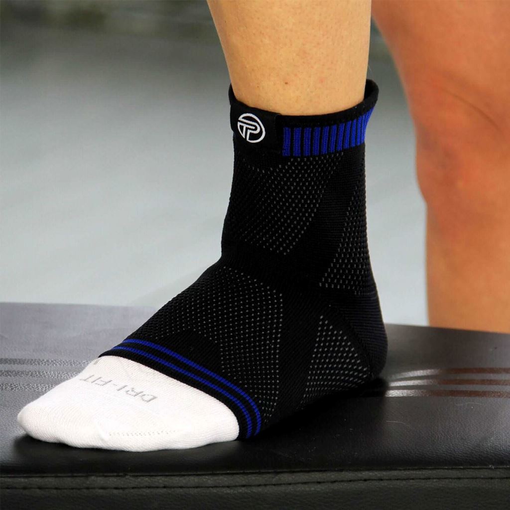 Pro-Tec 3D Flat Premium Ankle Support Sleeve Black L 