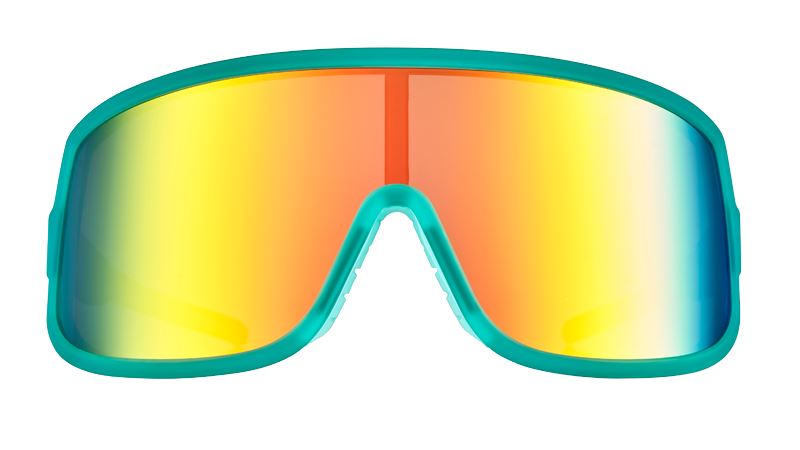 goodr Wrap G - Sports Sunglasses - Save A Bull, Ride A Rodeo Clown 