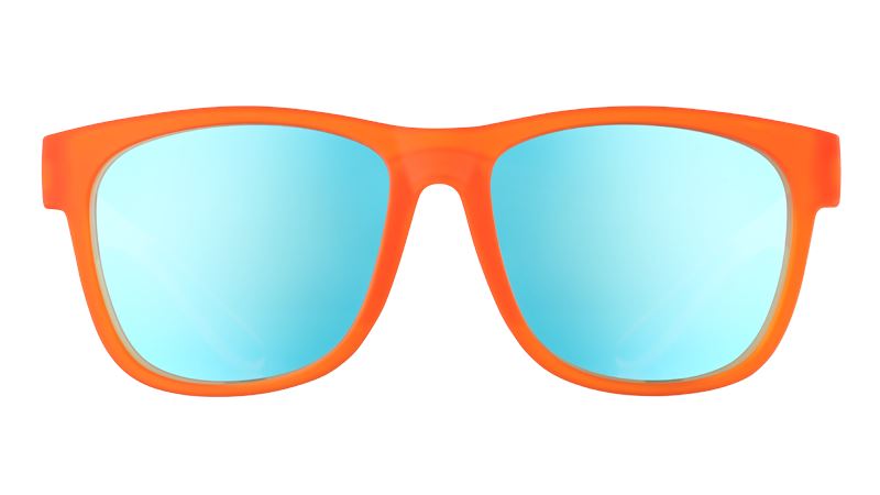 goodr BFG - Sports Sunglasses - That Orange Crush Rush 