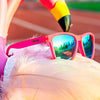 goodr OG - Sports Sunglasses - Flamingos On A Booze Cruise 