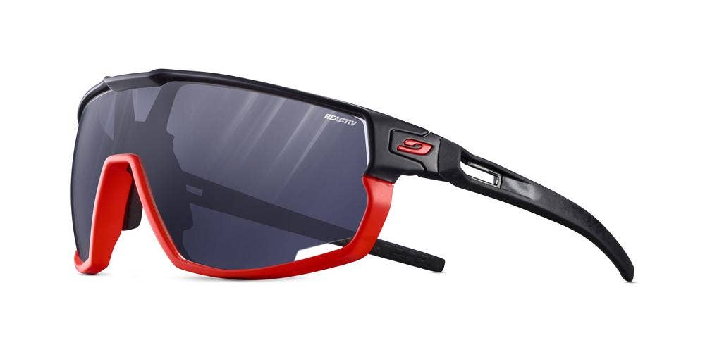 Julbo Rush Sunglasses BLACK / ORANGE FLUO REACTIV P0-3 OS