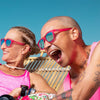 goodr OG - Sports Sunglasses - Flamingos On A Booze Cruise 