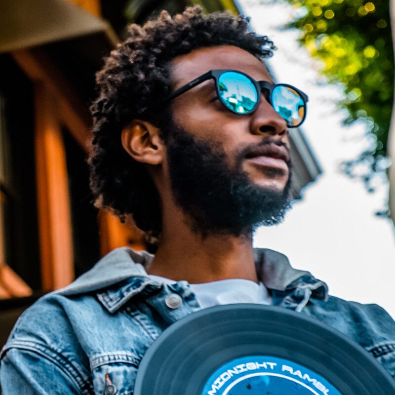 goodr Circle G - Sports Sunglasses - Midnight Ramble At Circle Bar 