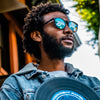 goodr Circle G - Sports Sunglasses - Midnight Ramble At Circle Bar 