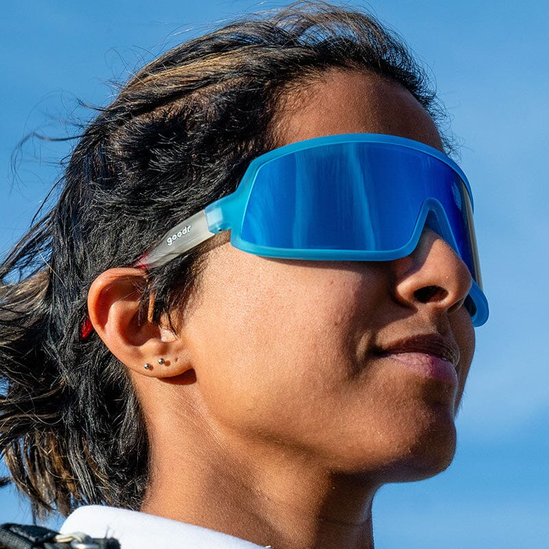 goodr Wrap G - Sports Sunglasses - Scream If You Hate Gravity 