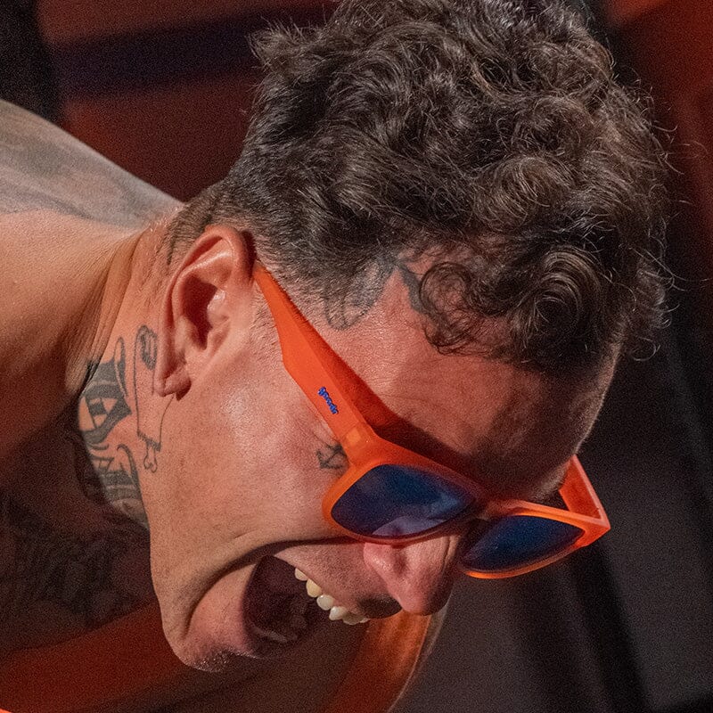 goodr BFG - Sports Sunglasses - That Orange Crush Rush 