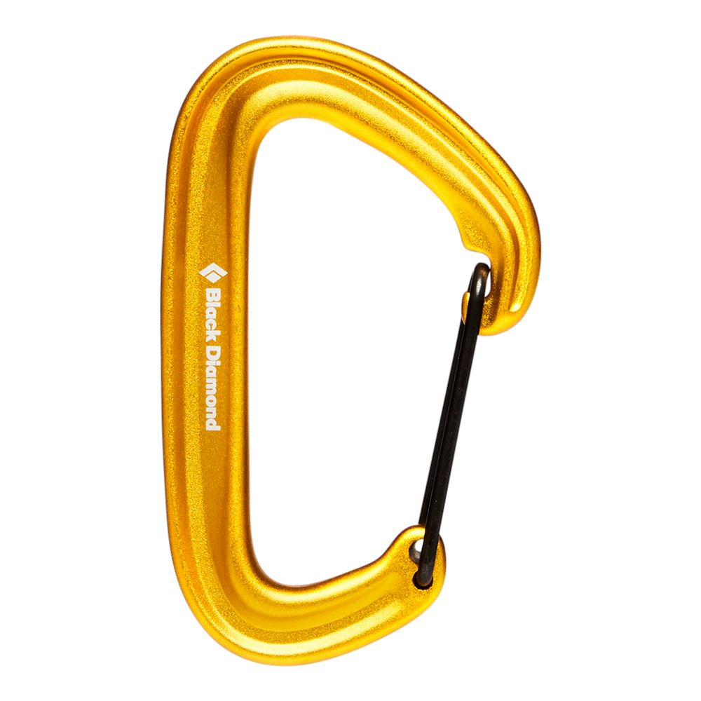 Black Diamond LiteWire Carabiner Yellow 1pc 