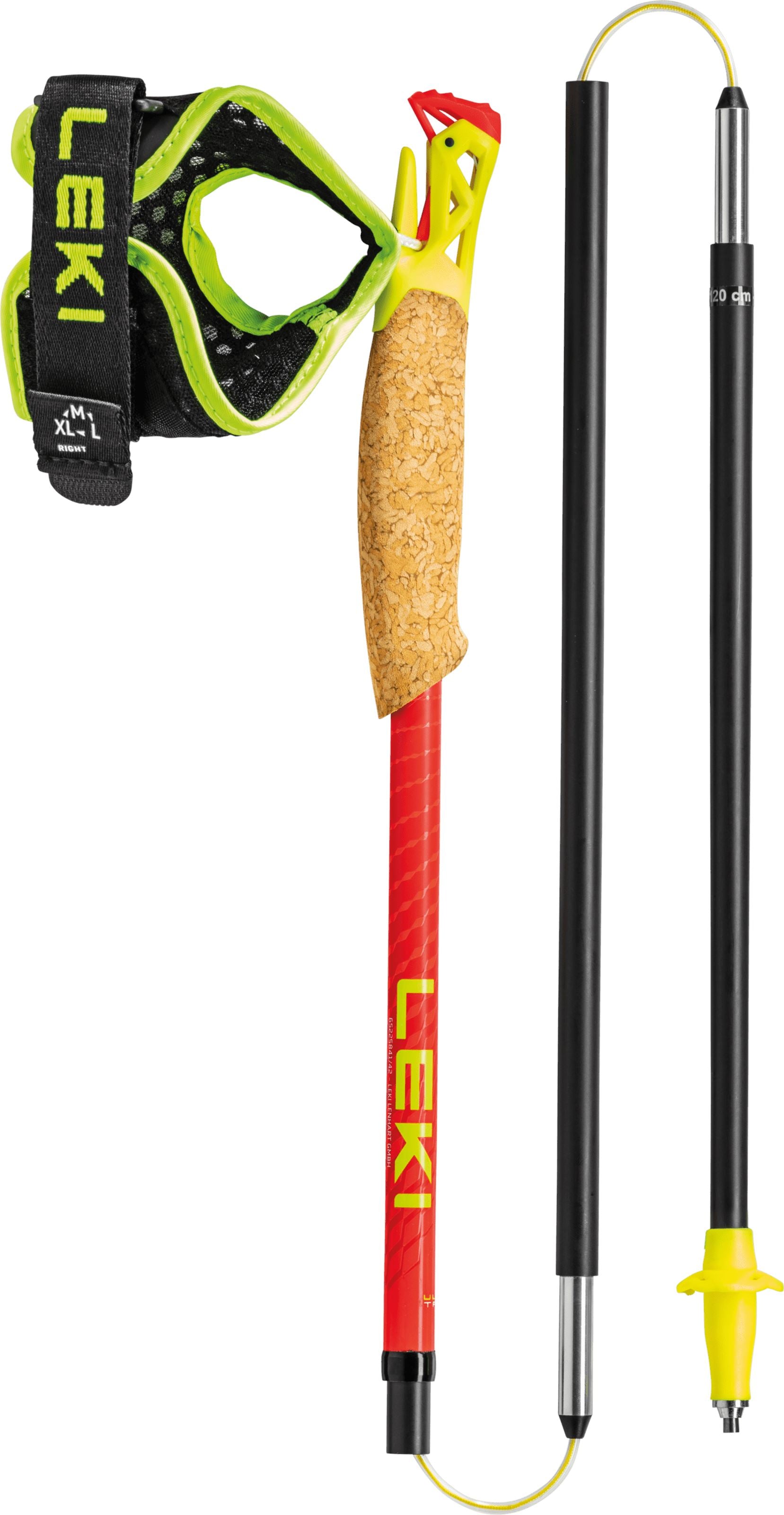 LEKI Ultratrail FX.One Superlite Hiking Poles 105cm Neon Pink/Neon Yellow/Natural Carbon 