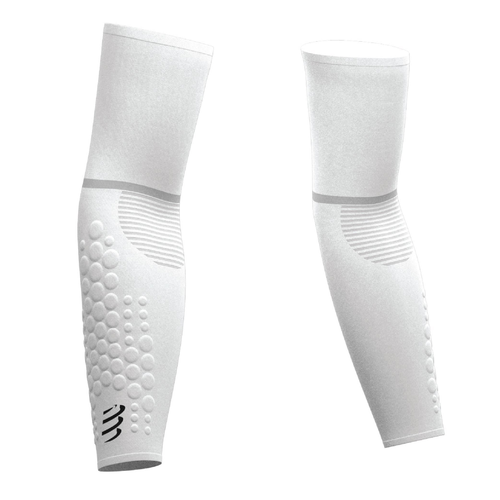 Compressport ArmForce Ultralight Arm Guards White T1 