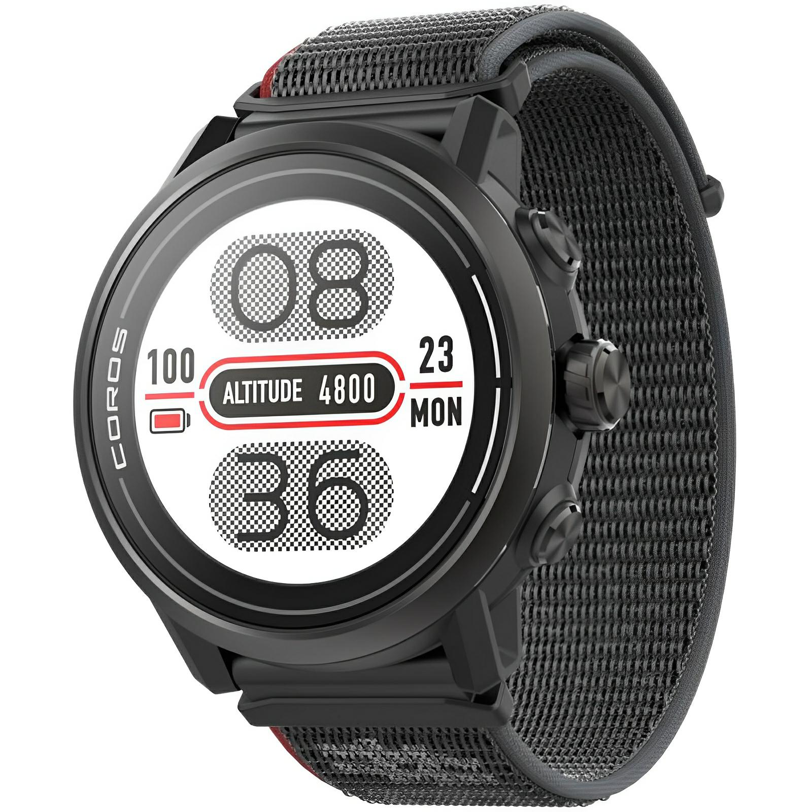 COROS Apex 2 Premium Multisport Watch Black OS 