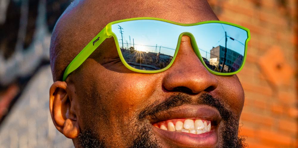 goodr VRG - Sports Sunglasses - Naeon Flux Capacitor 
