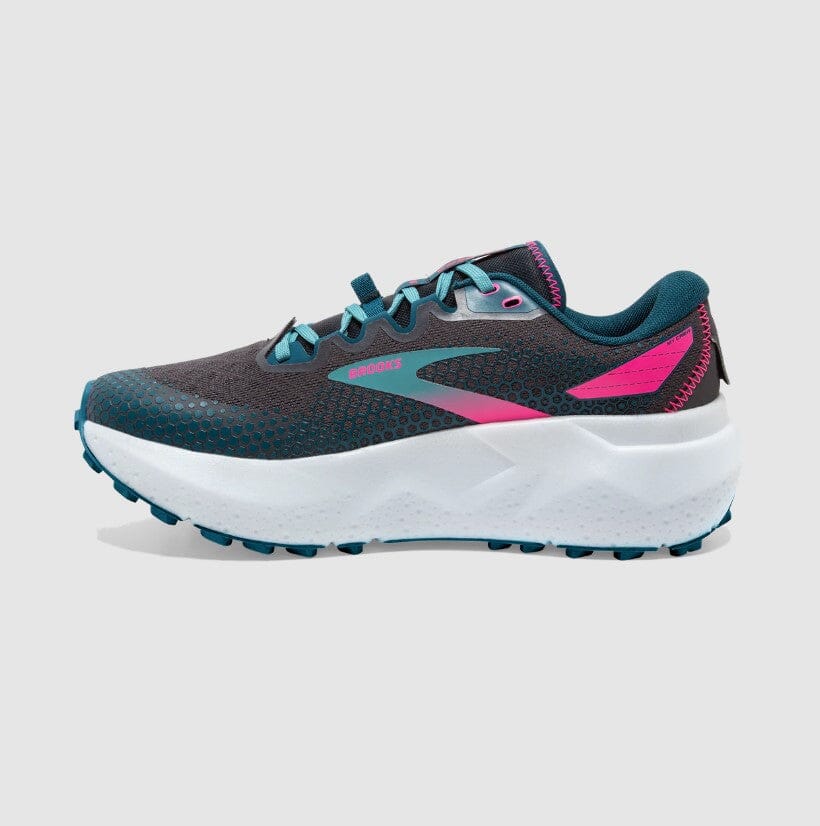 Brooks Women's Caldera 6 Trail Running Shoes Pearl/Blue Coral/Pink US 5.5 