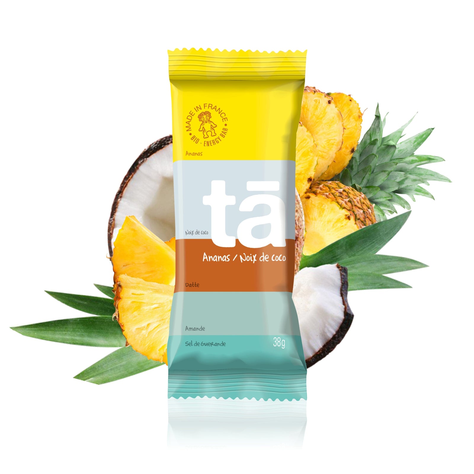 Ta Energy Organic Energy Bars Pineapple/coconut 1 pack 